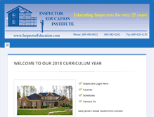 Tablet Screenshot of inspectoreducation.com